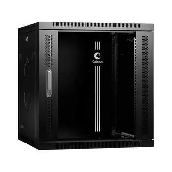 Телекоммуникационный настенный разобранный шкаф Cabeus SH-05F-12U60/35-R-BK