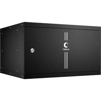 Телекоммуникационный настенный шкаф Cabeus WSC-05D-6U55/45m-BK