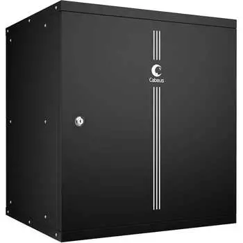 Телекоммуникационный настенный шкаф Cabeus WSC-05D-12U55/45m-BK