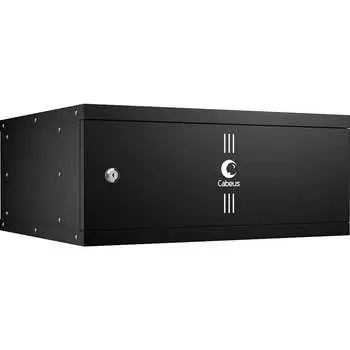 Телекоммуникационный настенный шкаф Cabeus WSC-05D-4U55/45m-BK
