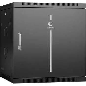 Телекоммуникационный настенный шкаф Cabeus SH-05F-15U60/60m-R-BK
