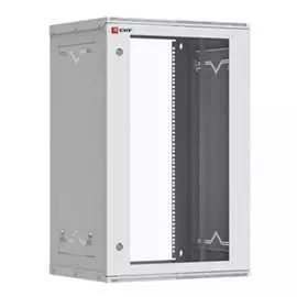 Телекоммуникационный настенный шкаф ekf 18u 600х350 дверь стекло astra серия proxima sqitb18g350d