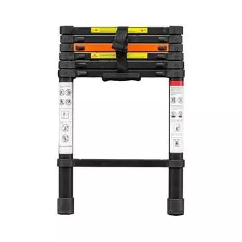 Телескопическая алюминиевая бытовая лестница Rockforce RF-UP200