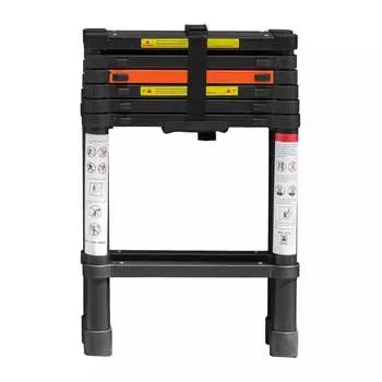 Телескопическая алюминиевая бытовая стремянка Rockforce RF-UP200-2