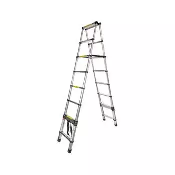 Телескопическая двухсекционная лестница Forcekraft BL-TA290
