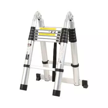 Телескопическая лестница-стремянка WORKY ARD128095