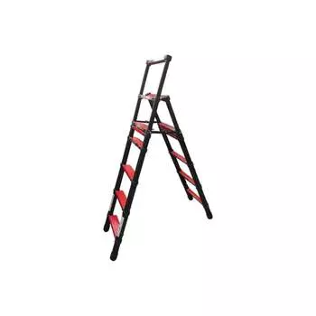 Телескопическая лестница-стремянка WORKY BLACK ARD257797