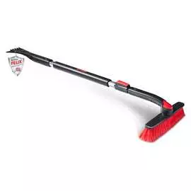 Телескопическая поворотная щетка для снега FELIX