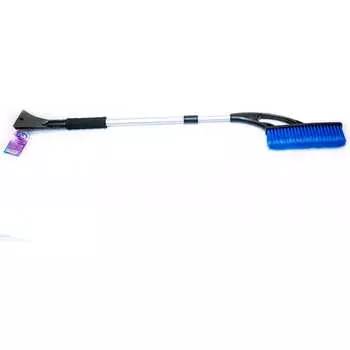 Телескопическая щетка для удаления снега и льда AUTOVIRAZH AV-2129