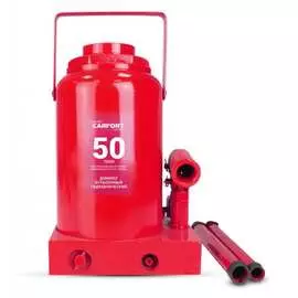 Телескопический домкрат carfort гидравл. 50т, подъём 285-465мм 63631
