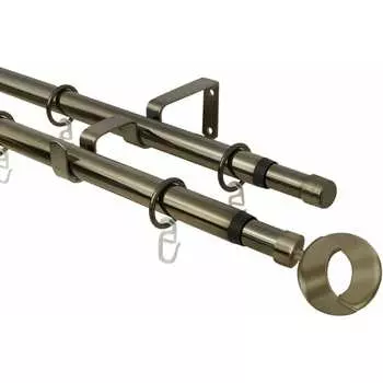 Телескопический двухрядный карниз Эскар 3332161948554