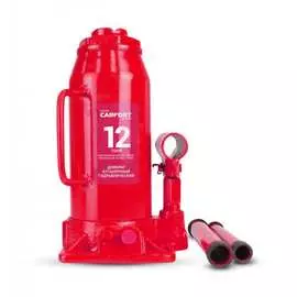 Телескопический гидравл. домкрат carfort 12т, подъём 245-485мм 63624