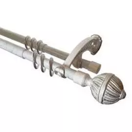 Телескопический круглый двухрядный карниз Волшебная палочка УТ000071361
