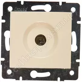 Проходная телевизионная розетка Lezard KARINA 707-0388-129