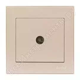 Проходная телевизионная розетка Lezard RAIN 703-0303-129