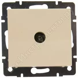 Проходная телевизионная розетка Lezard RAIN 703-0388-129