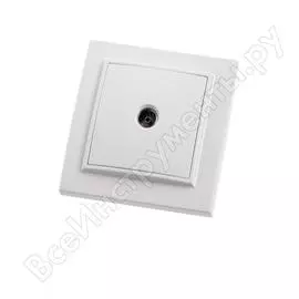 Одноместная телевизионная розетка STEKKER Эрна 39048