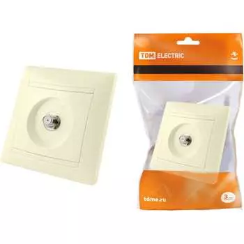 Телевизионная розетка TDM ELECTRIC Лама SQ1815-0121