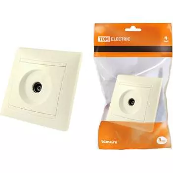 Телевизионная розетка TDM ELECTRIC Лама SQ1815-0117