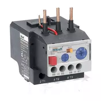 Тепловое реле перегрузки DEKraft РТ03-25-32-9.00A-12.0A 23119DEK