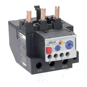 Тепловое реле перегрузки DEKraft РТ03-40-95-37.0A-50.0A 2 3126DEK