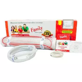 Теплый пол Обогрев Люкс 450 Вт 3,0 м/кв с терморегулятором UT-00003192