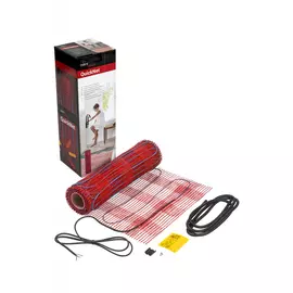 Теплый пол raychem греющий мат quicknet, 160 вт/м2, 1кв.м., 160вт/ 230в, без термостата sz18300294