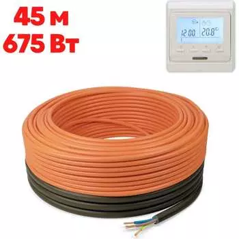 Теплый пол ТеплоСофт Профи 45м-675/3
