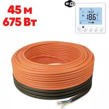 Теплый пол ТеплоСофт Профи 45м-675/5