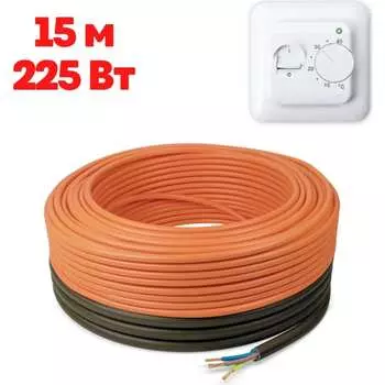 Теплый пол ТеплоСофт Профи 15м-225/2