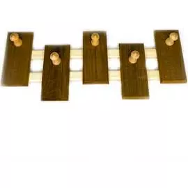 Термированная вешалка для мочалок Бацькина баня Zebra 30784