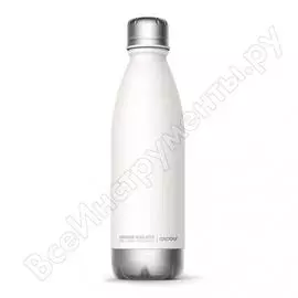 Термобутылка asobu central park travel bottle 0.51 л, белая/серебристая sbv17 white-silver