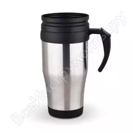 Термокружка diolex 450 мл, нержавеющая сталь, пластик, двойные стенки dxm-450-1