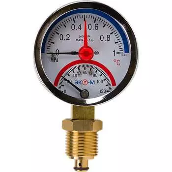 Термоманометр ЭКО-М Экомера МД04-63-G-1МПа-120-РИ