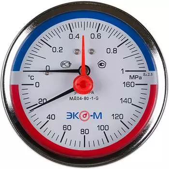 Термоманометр ЭКО-М Экомера МД04-80-G-1МПа-160-ОИ