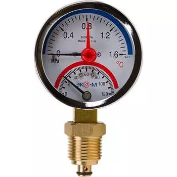Термоманометр ЭКО-М Экомера МД04-63-G-1,6МПа-120-РИ