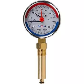 Термоманометр ЭКО-М Экомера МД04-80-G-1МПа-120-L-60-РИ