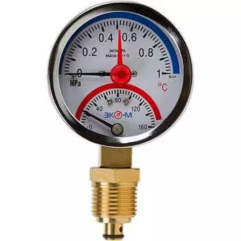 Термоманометр ЭКО-М Экомера МД04-63-G-1МПа-160-РИ
