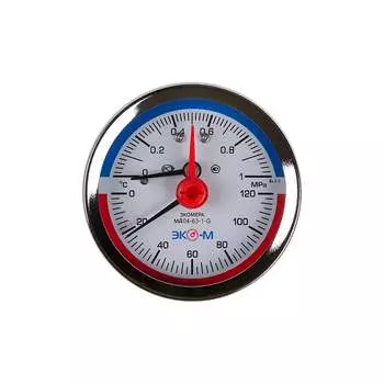 Термоманометр ЭКО-М Экомера МД04-80-G-1,6МПа-120-ОИ