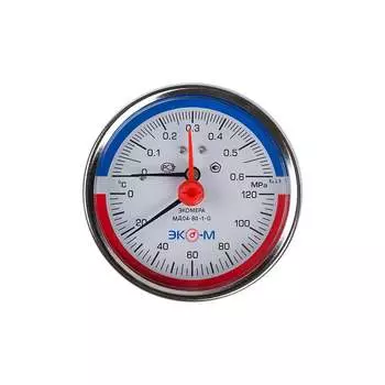 Термоманометр ЭКО-М Экомера МД04-80-G-0,6МПа-120-L-40-ОИ
