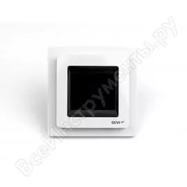 Терморегулятор devireg™ touch с комбинацией датчиков, полярно-белый, 16а devi 140f1071