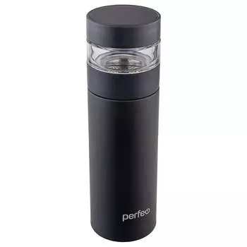 Термос для напитков Perfeo PF_E1369 объем 0.4 л, черный 30018800