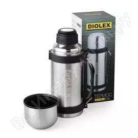Термос с узким горлом и ручкой diolex 0,5 л, ремешок dxt-500-1