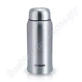 Термос tiger 0.6 л, серебристый mbk-a060 xs