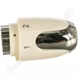 Термостатическая головка comap серия s2ri m28x1,5, дизайн версия-белый+хром 110028