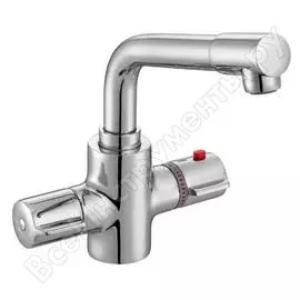 Термостатический смеситель для раковины e.c.a. 102108730ex thermostatic 185 00000073460