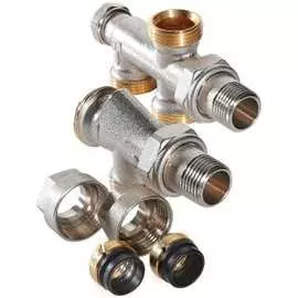 Узел подключения для нижнего подкл. рад. Valtec VT.225K.N.E04100