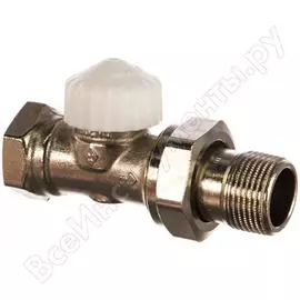 Никелированный термостатический вентиль Uni-Fitt