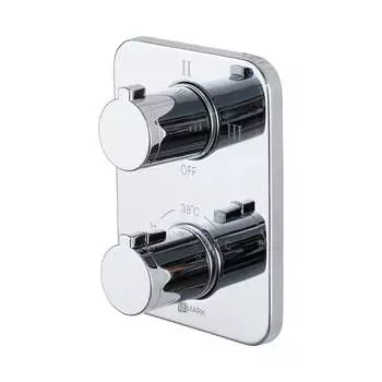 Термостатический встраиваемый смеситель для ванны и душа Lemark Йети с 3-функц. дивертором, без аксессуар LM7848C