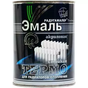 Термостойкая акриловая краска для радиаторов отопления Радугамалер 4650001276872